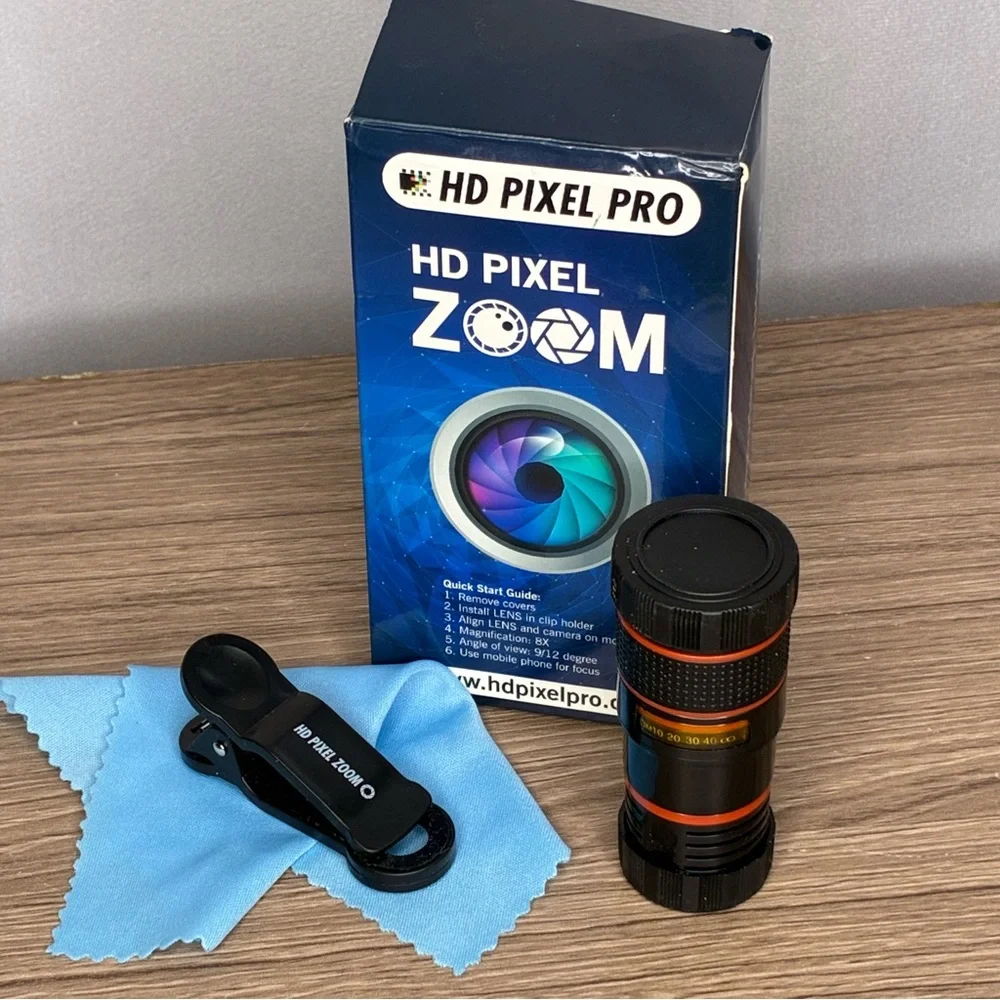 HD Pixel Pro Zoom Lens Kit for Smartphones